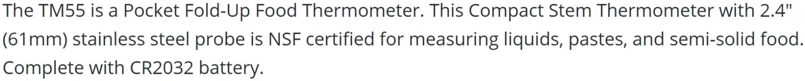 מודד טמפרטורה ידני דיגיטלי EXTECH INSTRUMENTS TM55 TEXT